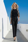 Παντελόνι μαύρο office look - 54