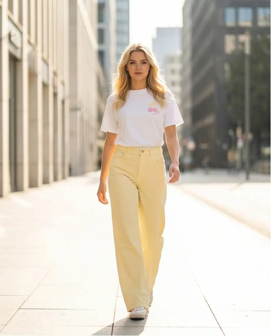 Παντελόνι butter yellow - 36