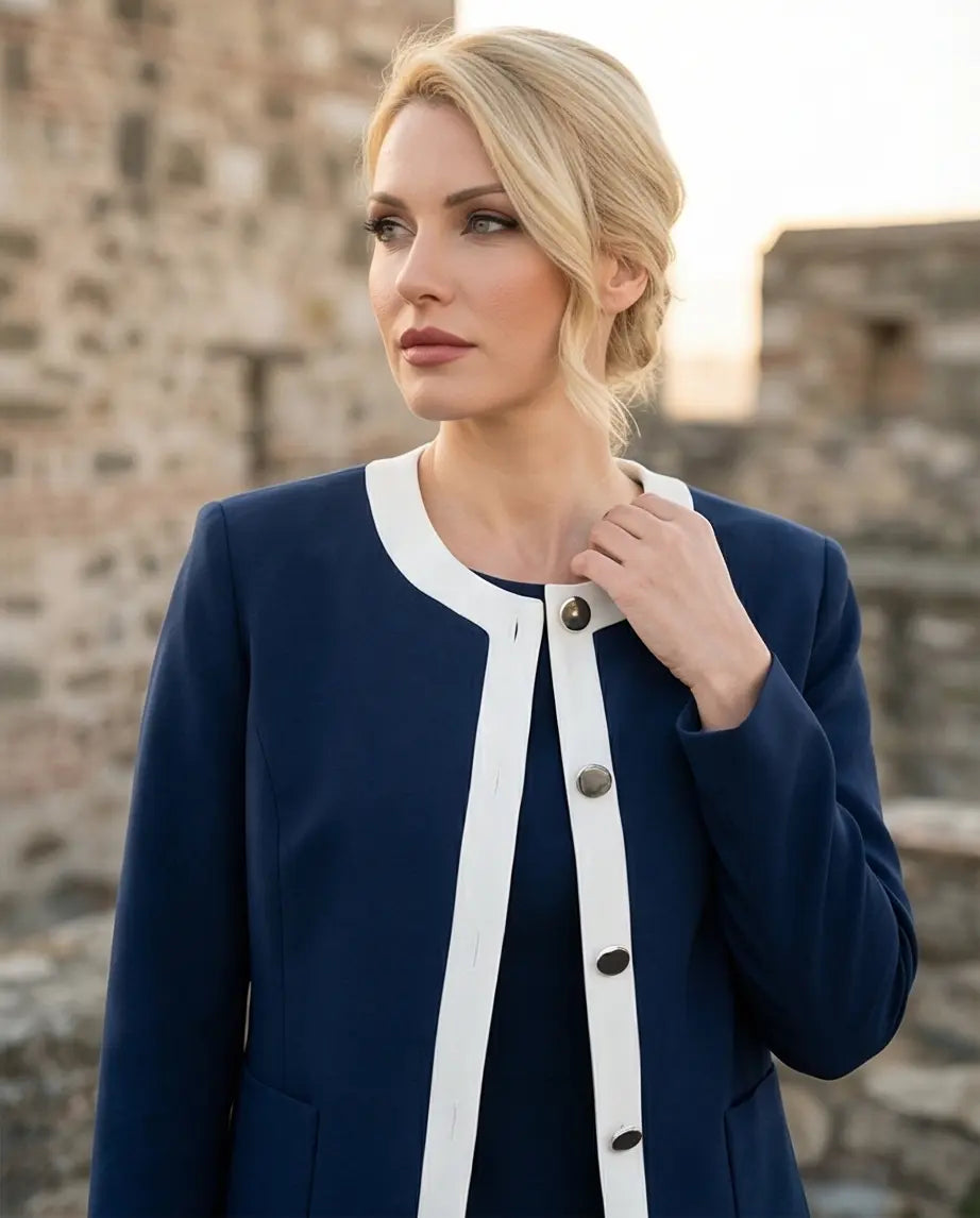 Φόρεμα σακάκι blue navy - 52