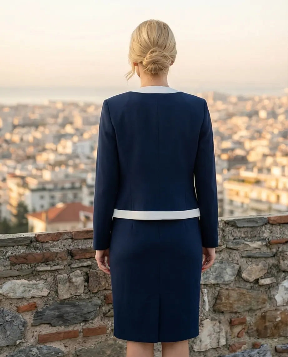 Φόρεμα σακάκι blue navy - 52