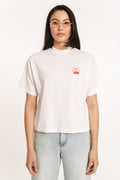 Cherry Tshirt Edward Λευκό - XL