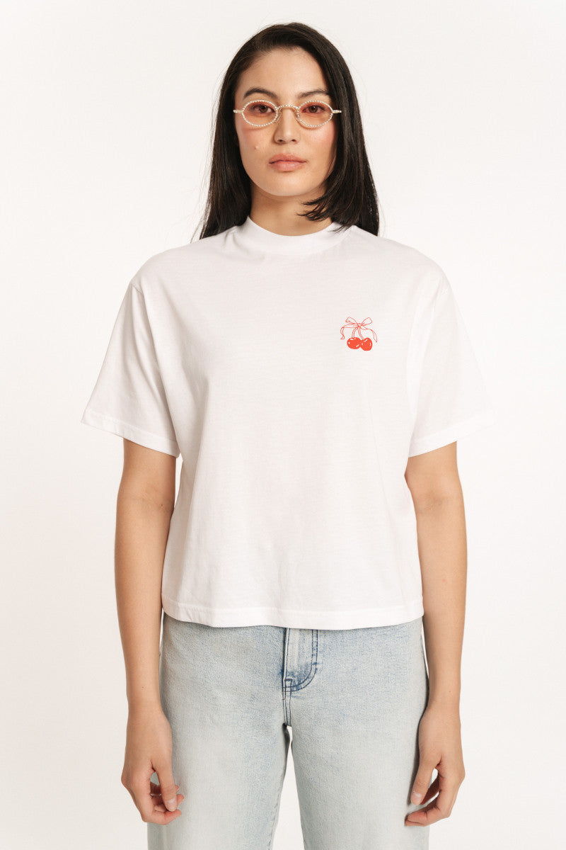 Cherry Tshirt Edward Λευκό - XL