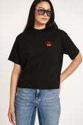 Cherry Tshirt Edward μαύρο - S