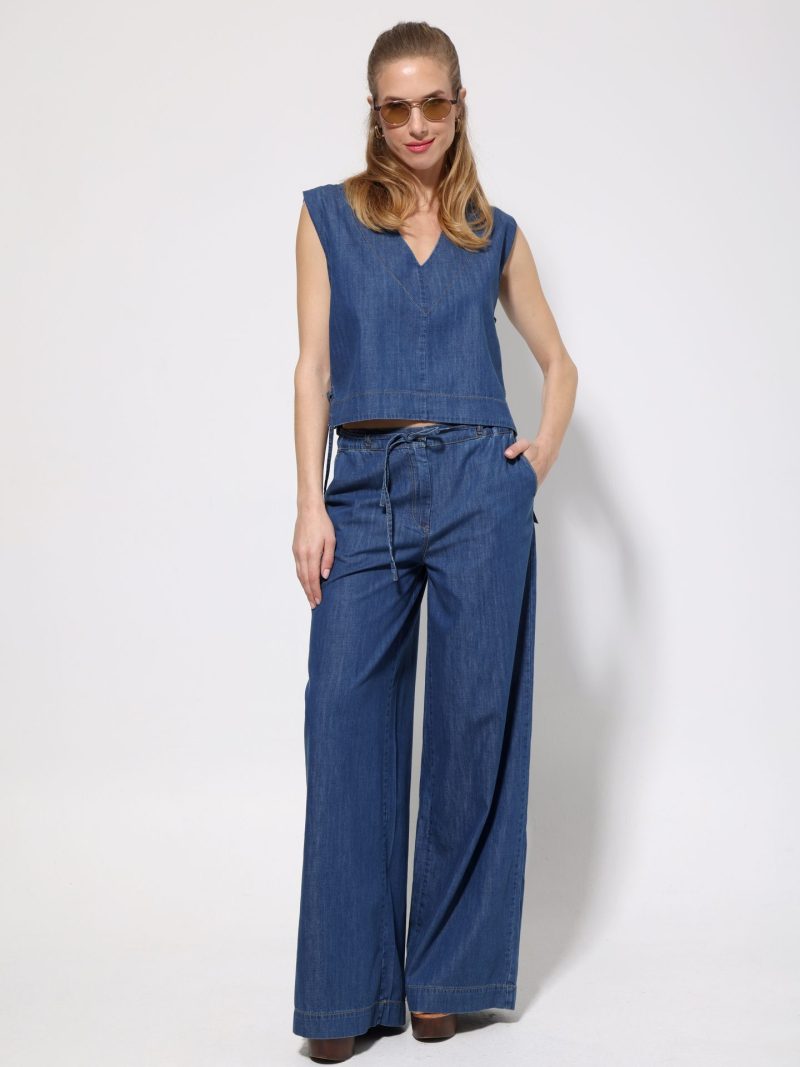 Denim top - L
