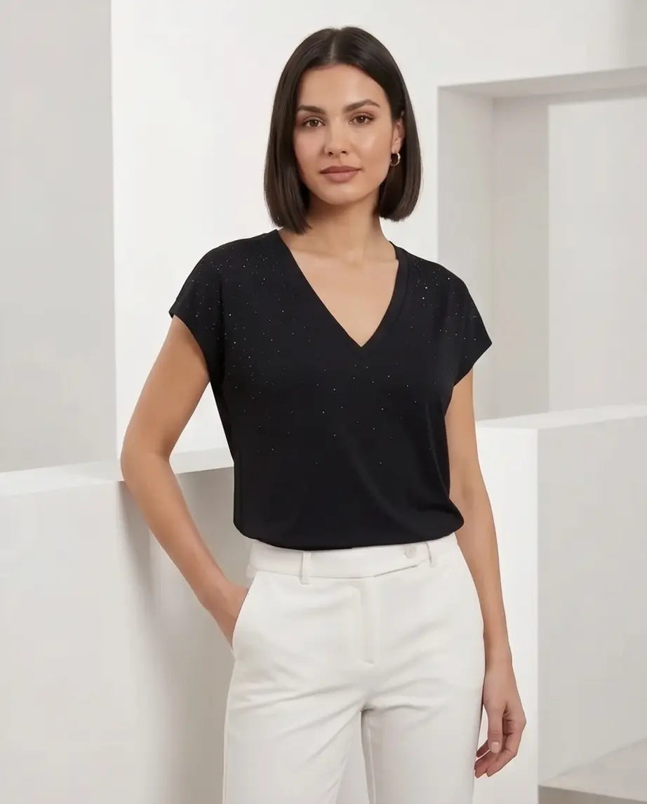 Μπλούζα stras - M