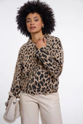 Bubbly jacket animal print - M