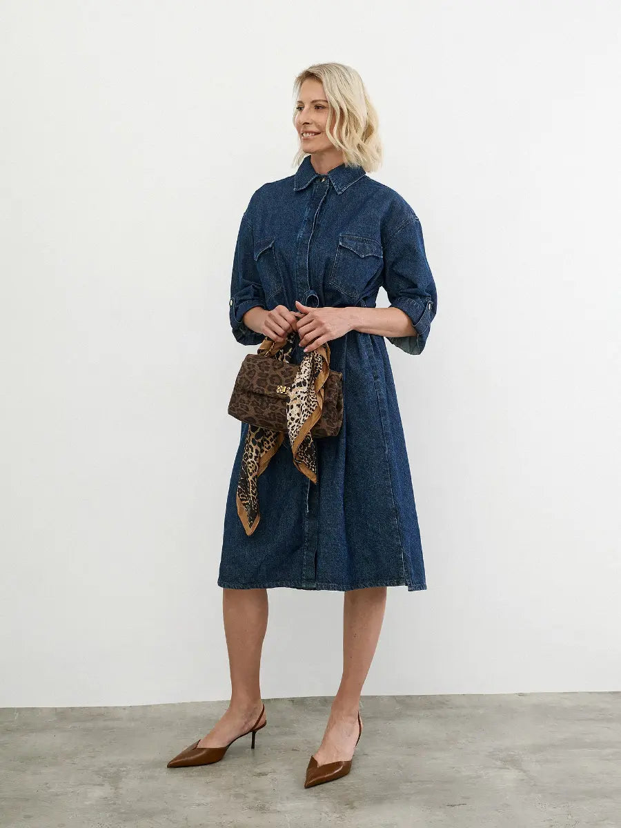 Φόρεμα denim SARAH LAWRENCE - 38