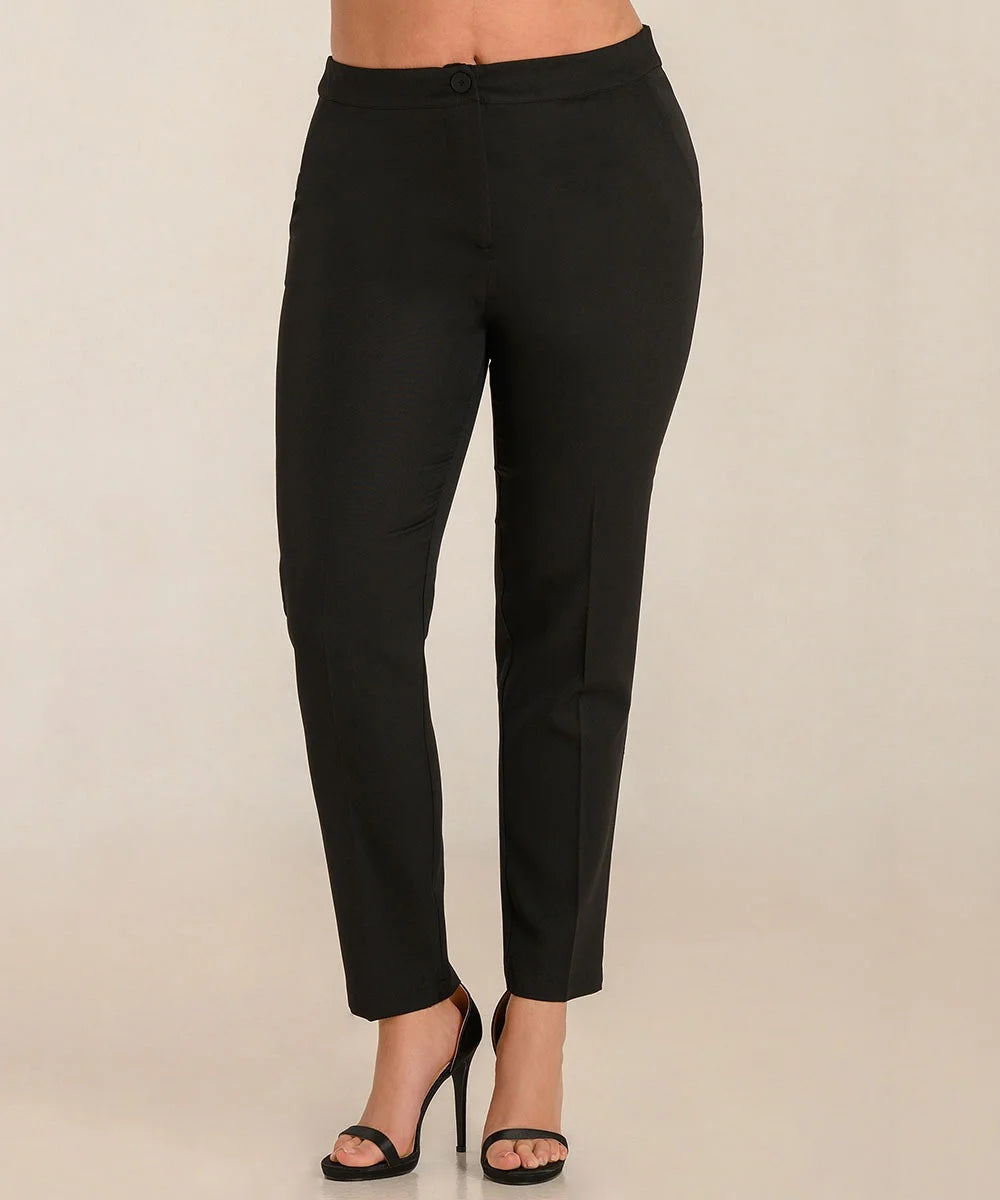 Παντελόνι μαύρο plus size - 3