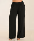 Παντελόνα μουσελίνα Plus size - 3