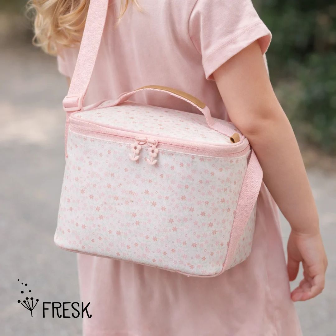 Fresk: Ισοθερμική τσάντα φαγητού μεγάλη 15x23x18cm από ανακυκλωμένα μπουκάλια PET - Garden flowers FR-FB910-75