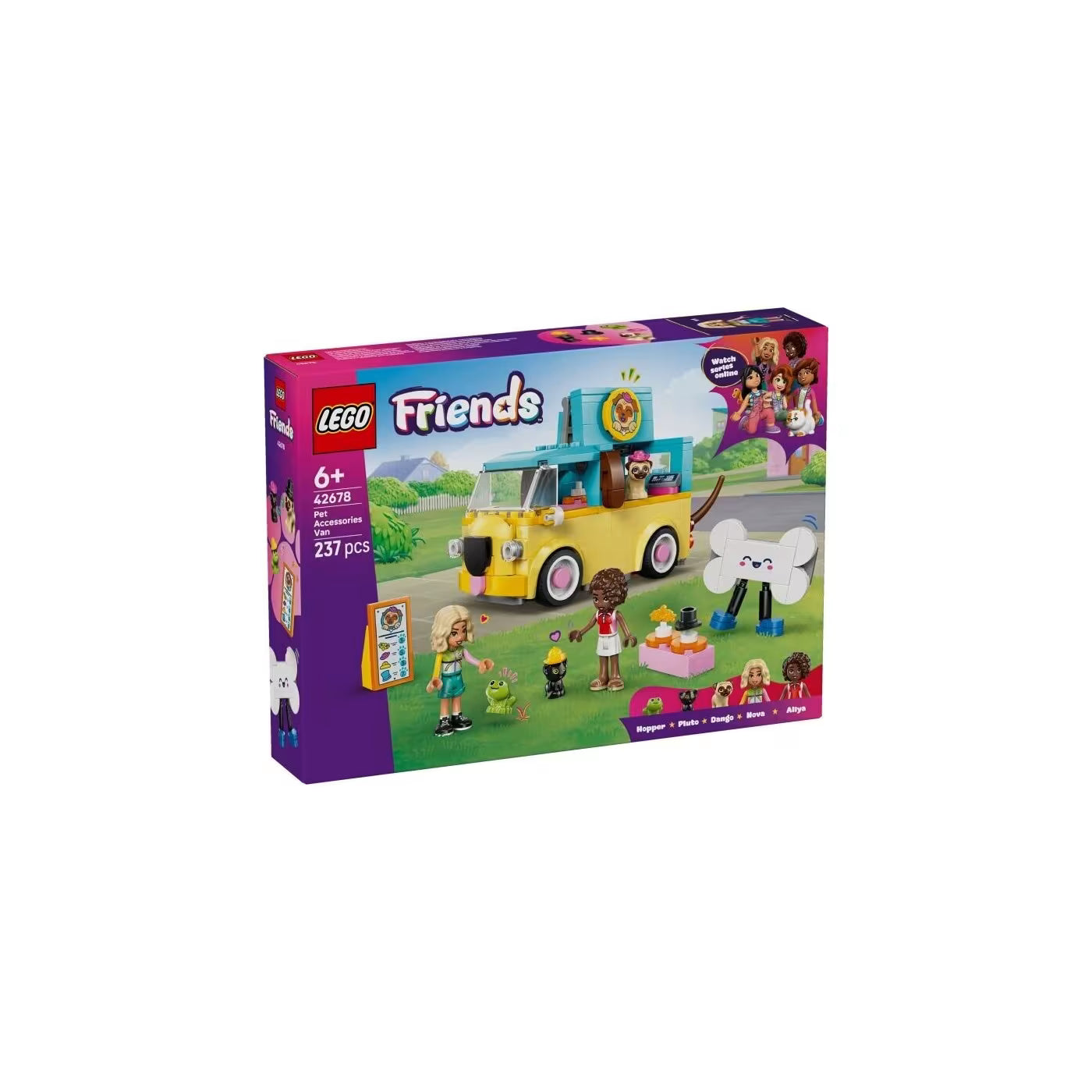 LEGO friends βανάκι με αξεσουάρ κατοικίδιων (6+) 42678