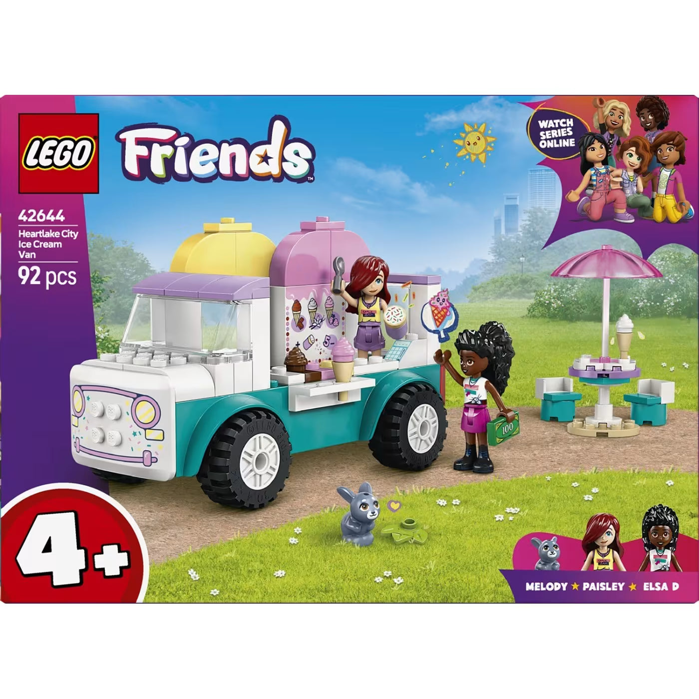 LEGO Friends Βανάκι Παγωτών Της Χάρτλεϊκ Σίτυ 42644