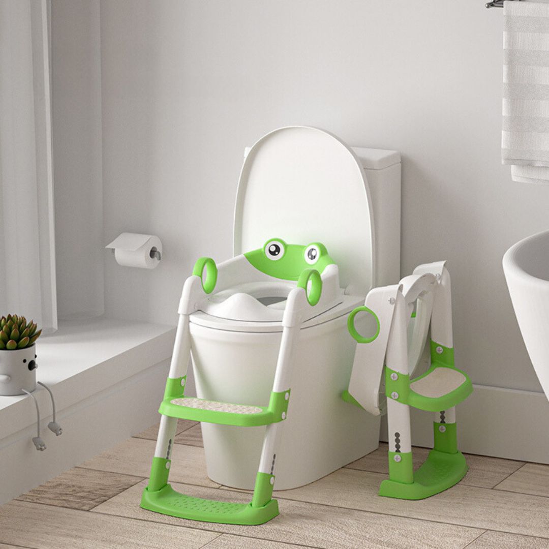 Babywise Εκπαιδευτική Σκαλιέρα Τουαλέτας – Green Frog BW033