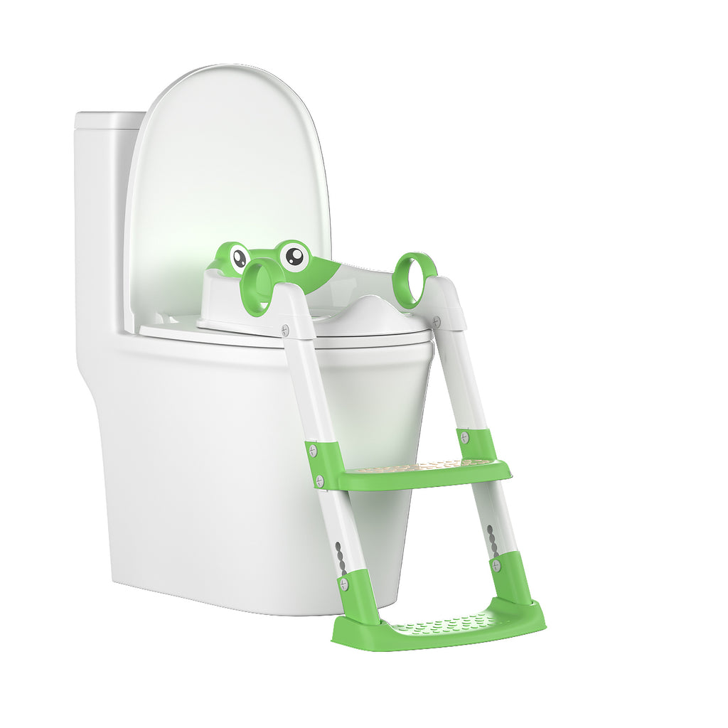 Babywise Εκπαιδευτική Σκαλιέρα Τουαλέτας – Green Frog BW033