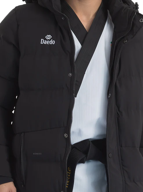 Μακρύ Μπουφάν Daedo Μαύρο – Daedo Full Body Jacket Black Puffer