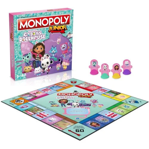 winning moves Gabbys Dollhouse Monopoly – Junior Gabby’s Dollhouse Επιτραπέζιο (Ελληνική Γλώσσα) (WM04157) 099798