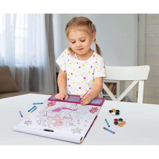 2K Games Giga Block Σετ Ζωγραφικής Fantasy Mermaids 4 Σε 1