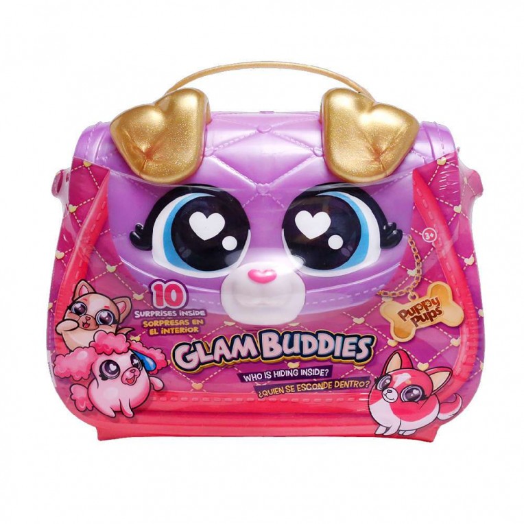 Glam Buddies Τσαντάκι Έκπληξη με Λούτρινο Κουταβάκι – 6 Σχέδια (TG000060)