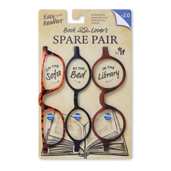 ΓΥΑΛΙΑ ΠΡΕΣΒΥΩΠΙΑΣ ΣΕΤ 3ΤΕΜ IF SPARE PAIR +2,0