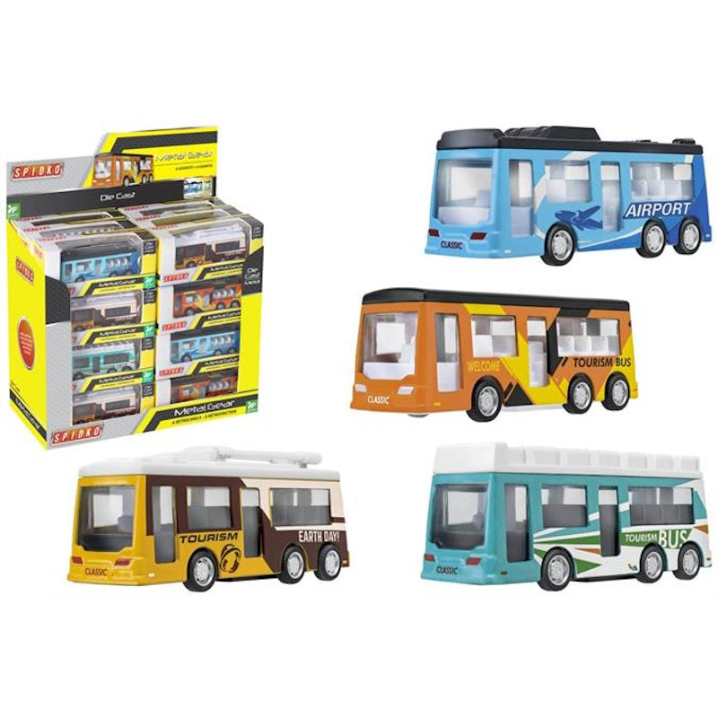 Globo Die Cast mini bus 9cm Διάφορα Σχέδια