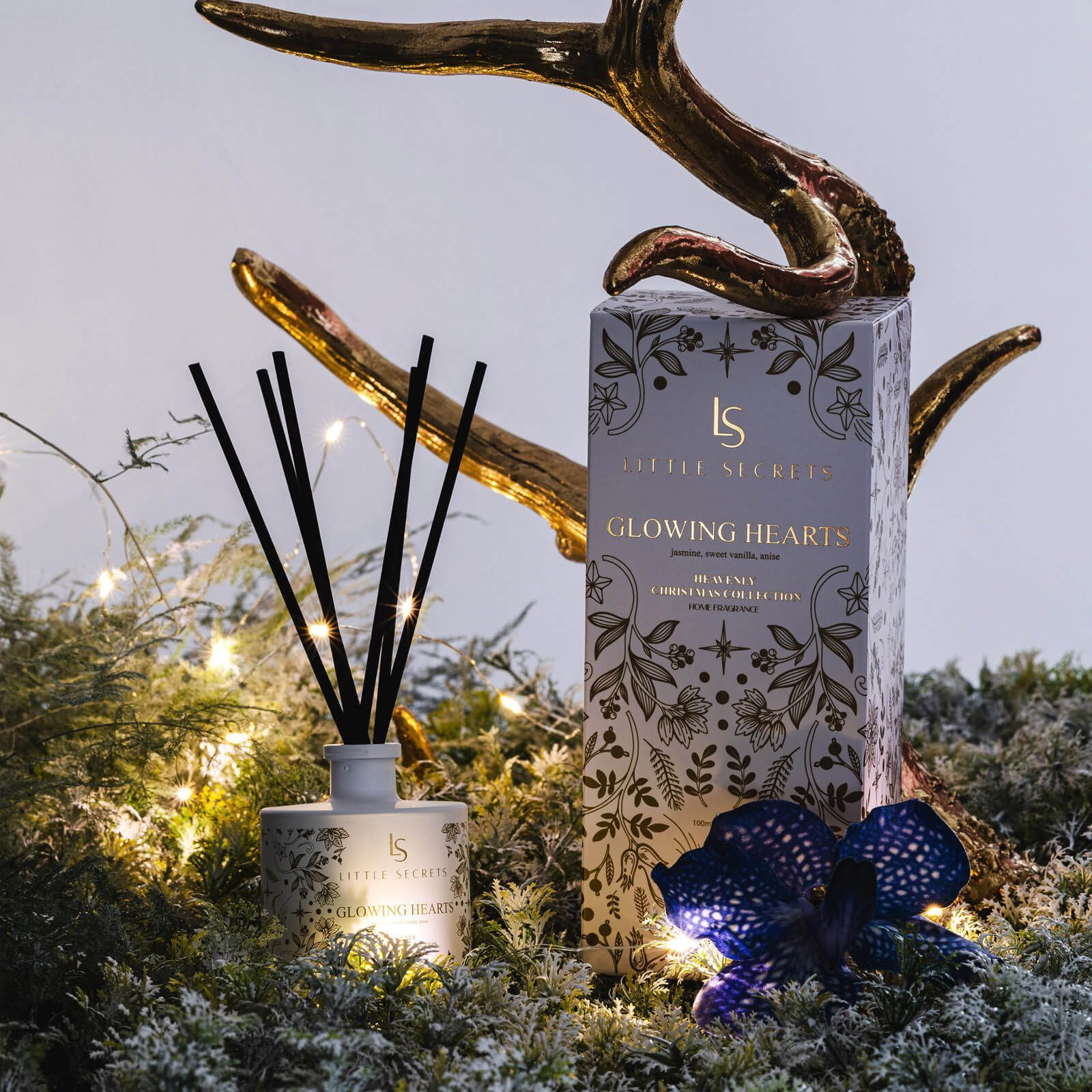 Glowing Hearts Heavenly Home Diffuser 100ml | Little Secrets