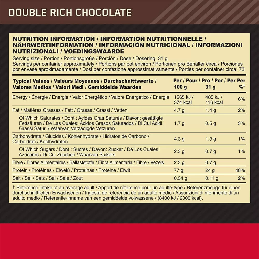 Optimum Nutrition Gold Standard 100% Whey 2270gr