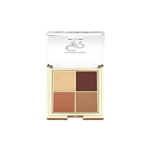 GOLDEN ROSE Quattro Eyeshadow Palette 06 - Sunset Date Golden Rose