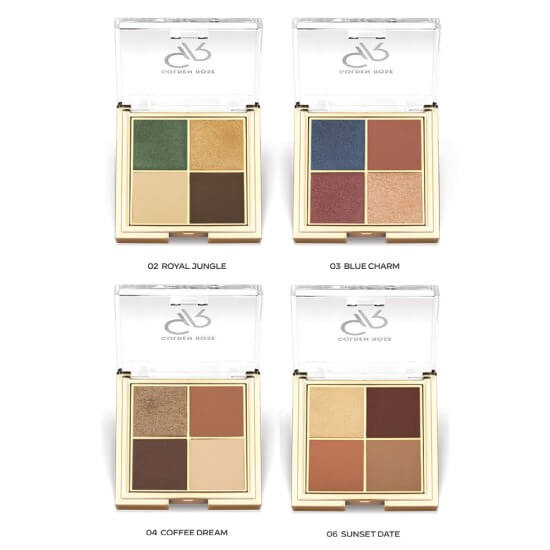 Quattro Eyeshadow Palette | Golden Rose