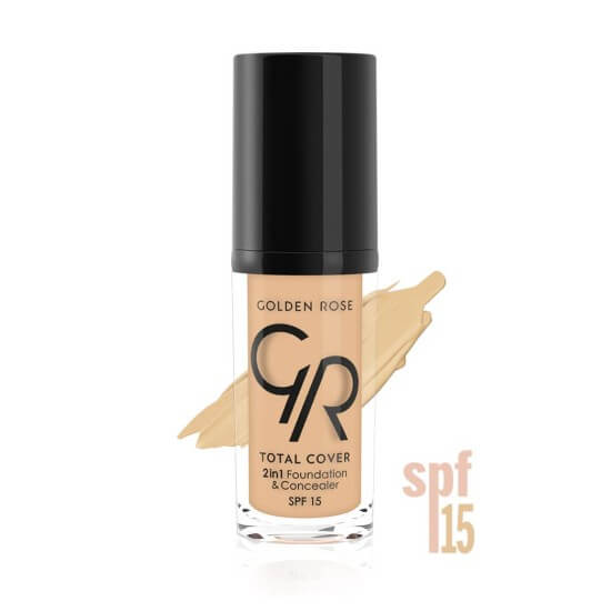Total Cover 2 in 1 Foundation | Golden Rose