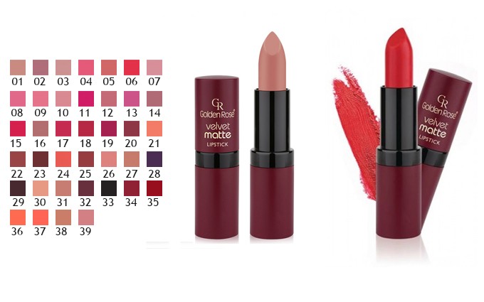 Golden Rose Velvet Matte Lipstick 31 Golden Rose