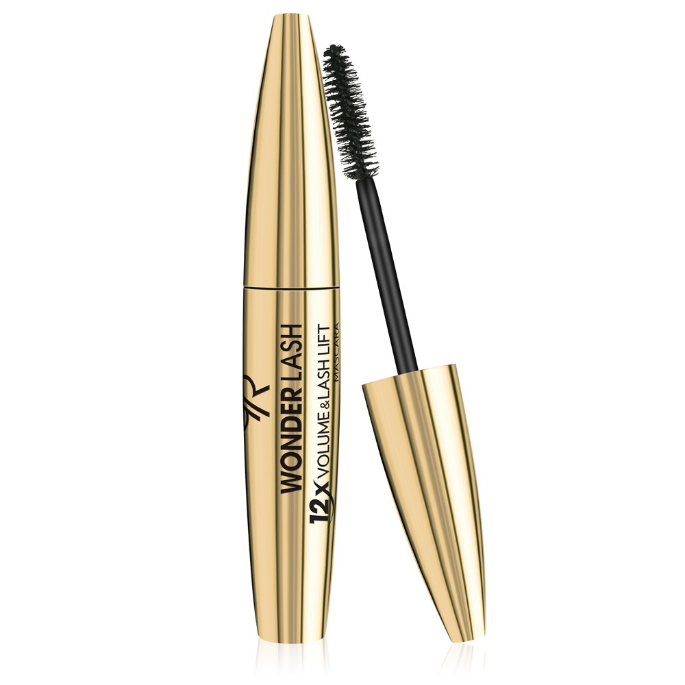 Golden Rose Wonder Lash 12X Volume &Lash Lift Mascara With Pro-Vitamin B5 Golden Rose