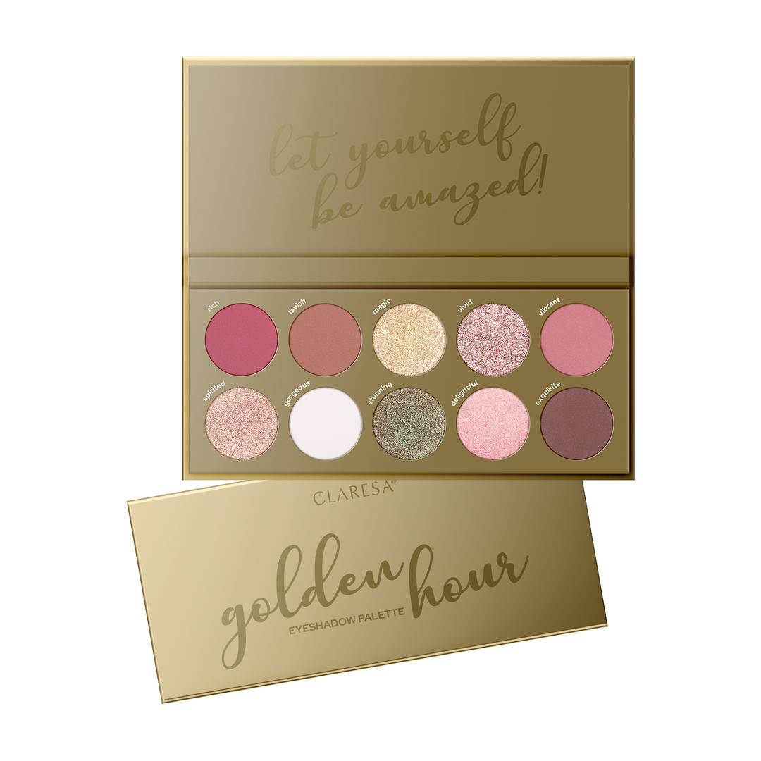 Claresa | GOLDEN HOUR Eyeshadow Palette (12g) | CGOHOEP