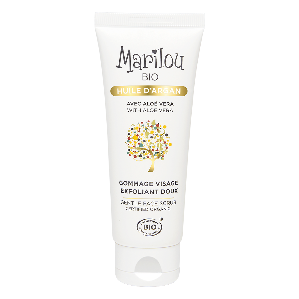 Βιολογικό scrub προσώπου με έλαιο Argan 75 ml