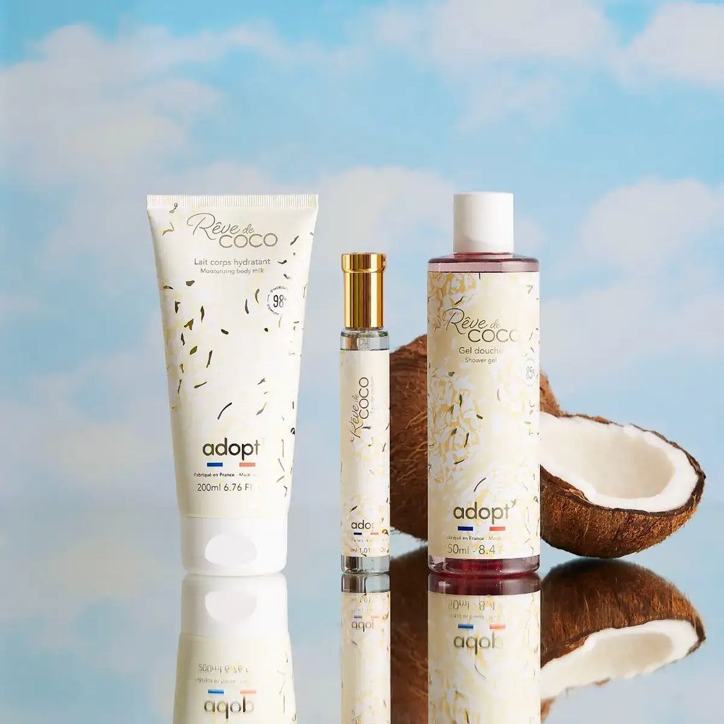 Reve De Coco Gift Box Eau De Parfum - Shower Gel - Body Milk | Adopt