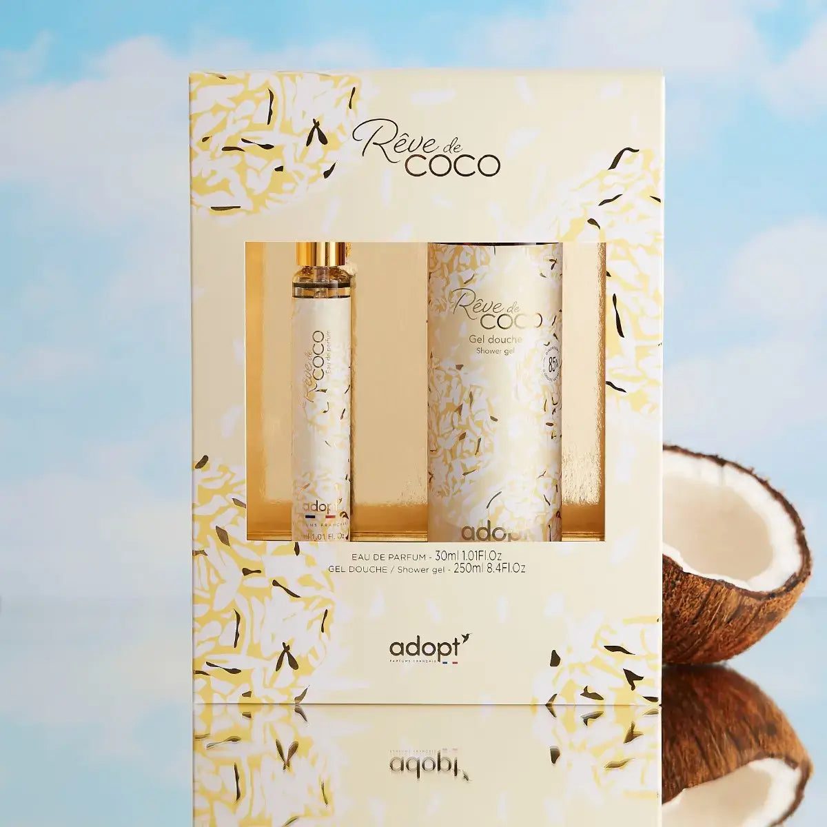 Reve De Coco Gift Box Eau De Parfum 30ml - Shower Gel | Adopt