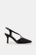 Γόβα Dina Slingback Μαύρο