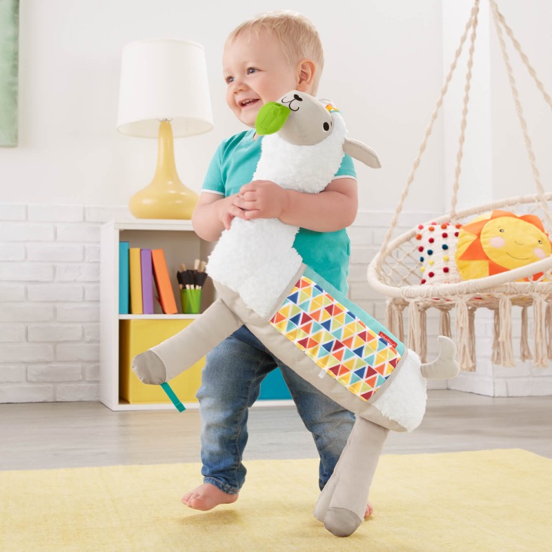 Fisher-Price Grow With Me Tummy Time Μαξιλαράκι Δραστηριοτήτων Λάμα FXC36