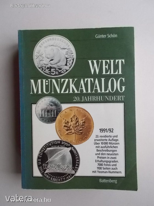 Günter Schön: Weltmünzkatalog 20. Jahrhundert - 1991/92 (*KYT)