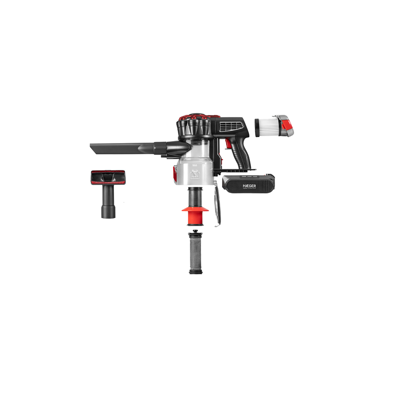 ΣΚΟΥΠΑ ΕΠΑΝΑΦΟΡΤΙΖΟΜΕΝΗ STICK HAEGER VC-22V.049B Jupiter Plus II