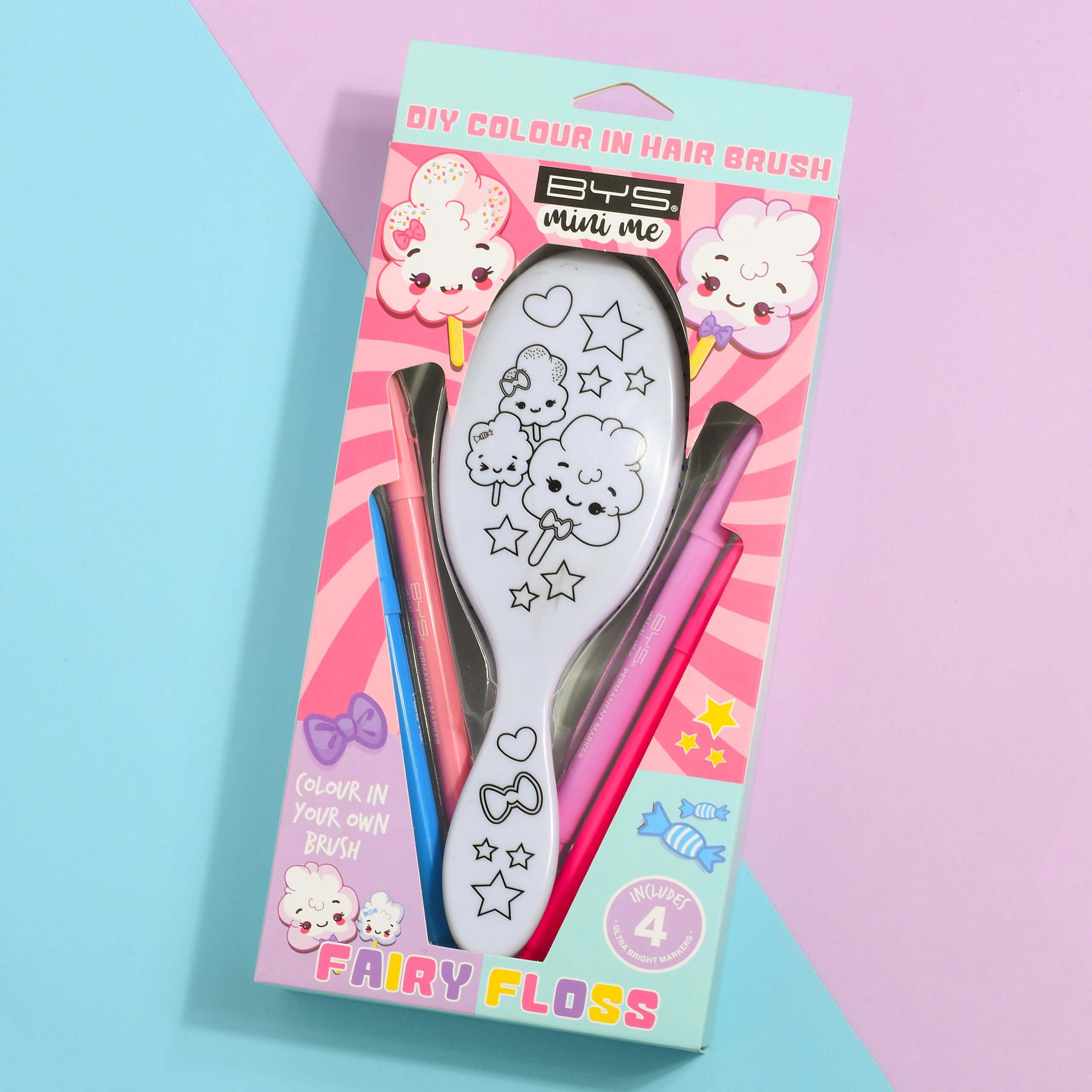 Βούρτσα Μαλλιών Με Μαρκαδόρους DIY -Princess- | Mini Me