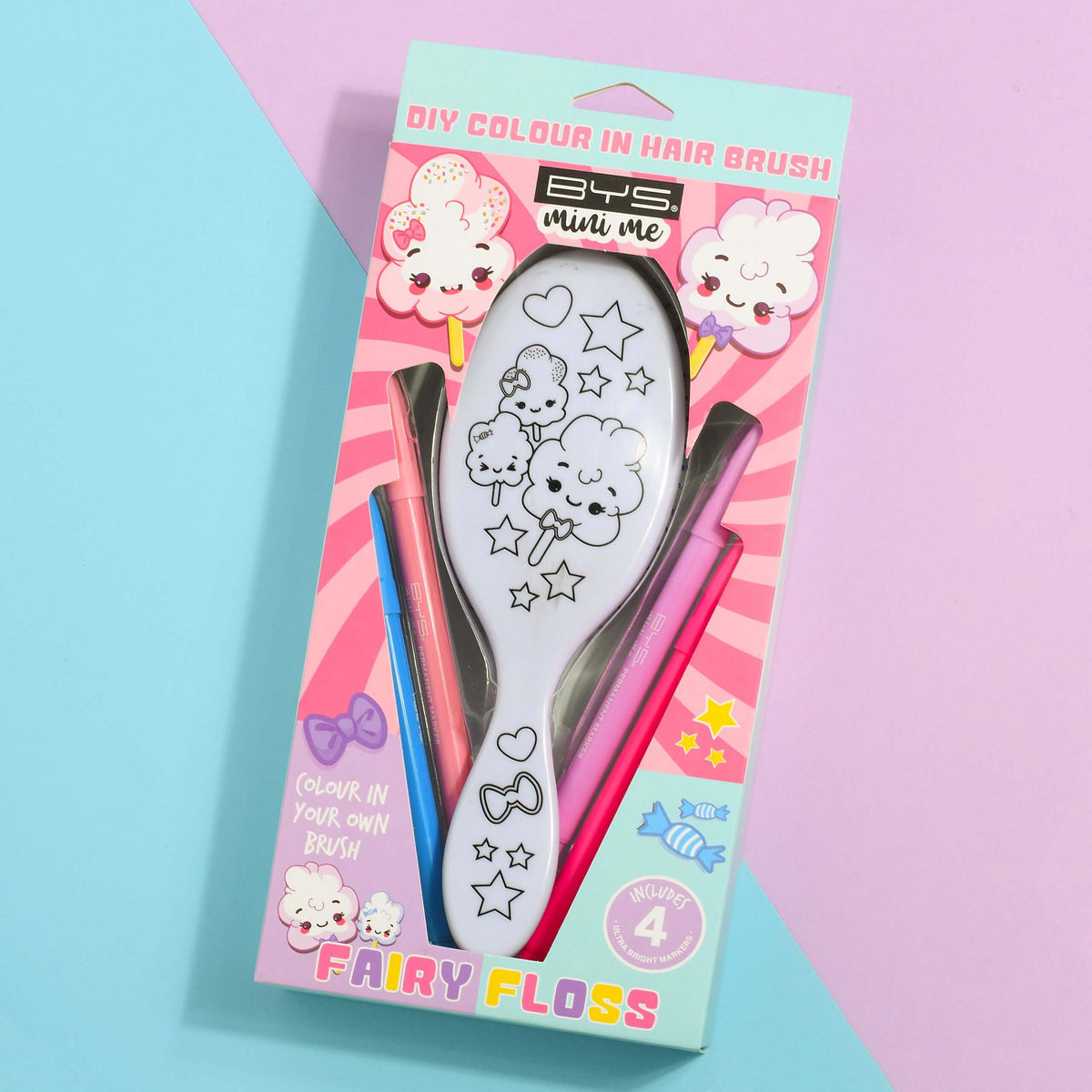 Βούρτσα Μαλλιών Με Μαρκαδόρους DIY -Princess- | Mini Me