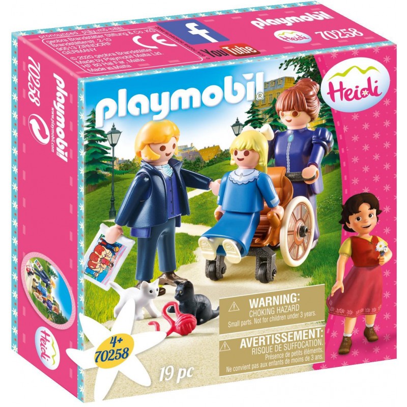 Playmobil Heidi Κλάρα, Πατέρας Και Δεσποινίς Ροτενμάιερ 70258