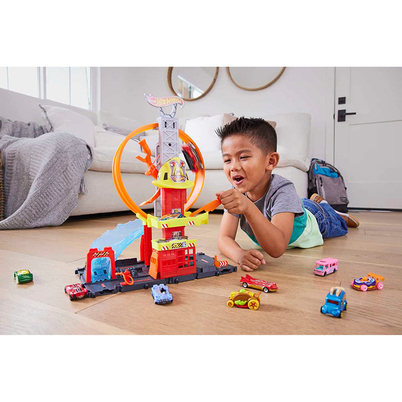 Mattel Hot Wheels City Πυροσβεστικός Σταθμός