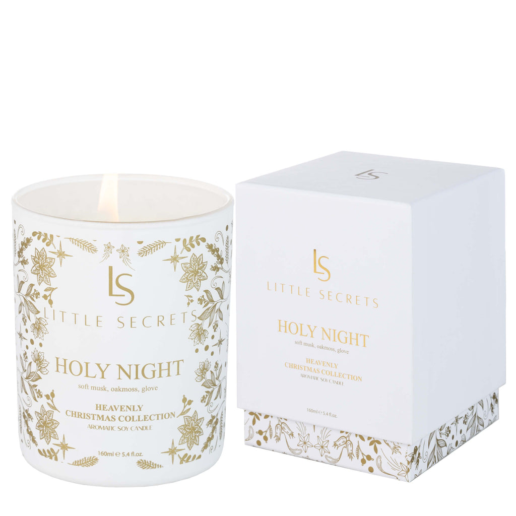 Holly Night Heavenly Soy Candle 160ml | Little Secrets