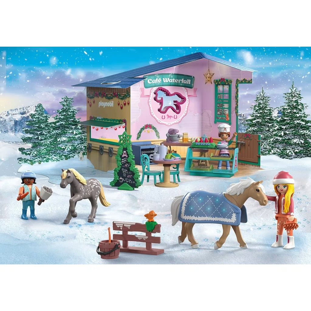 Playmobil Horses Of Waterfall Χριστουγεννιάτικο Ημερολόγιο – Χριστουγεννιάτικα Φουρνίσματα 71952