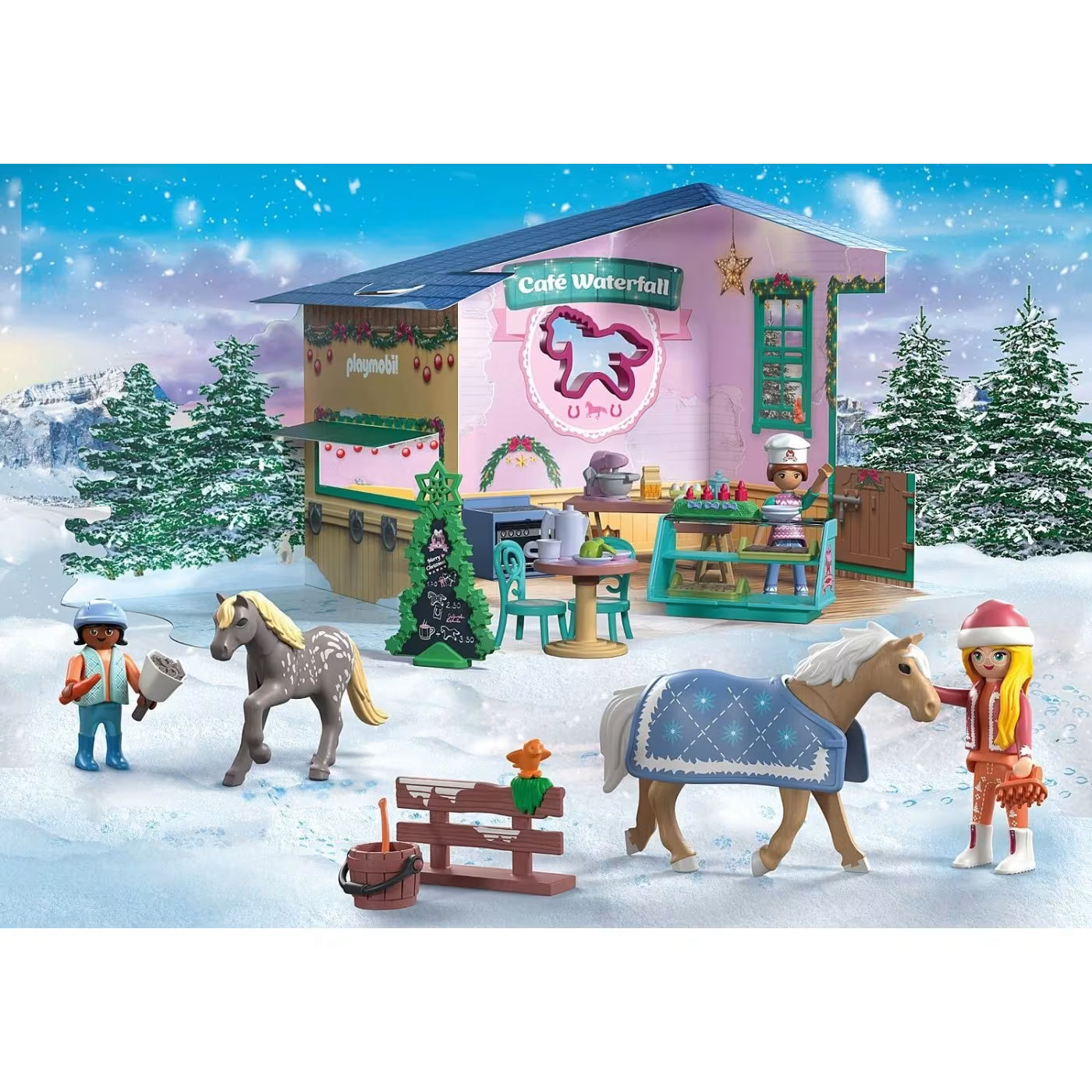 Playmobil Horses Of Waterfall Χριστουγεννιάτικο Ημερολόγιο – Χριστουγεννιάτικα Φουρνίσματα 71952