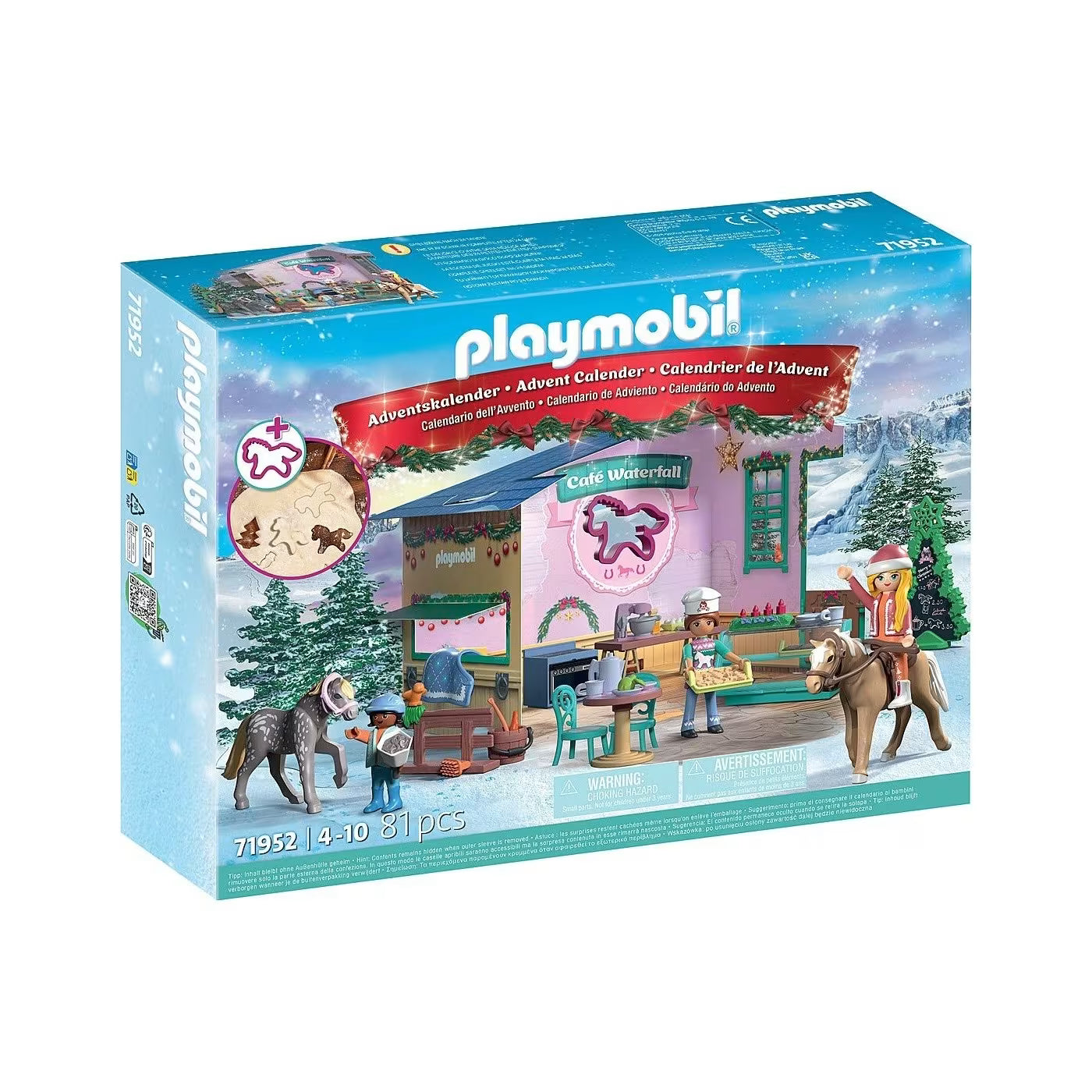 Playmobil Horses Of Waterfall Χριστουγεννιάτικο Ημερολόγιο – Χριστουγεννιάτικα Φουρνίσματα 71952