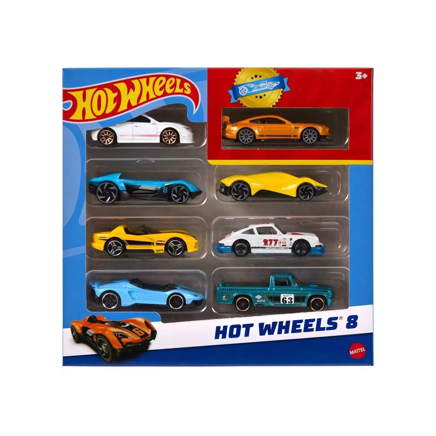 Mattel Hot Wheels Αυτοκινητάκια Σετ Των 8 – Διάφορα Σχέδια HPV78