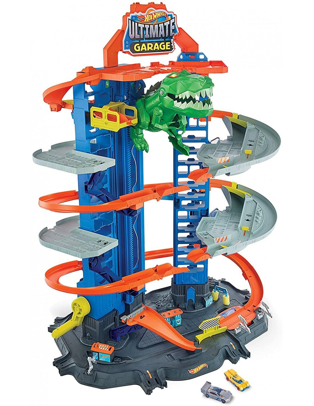 Mattel Hot Wheels Γκαράζ Με Ρομποδεινόσαυρο GJL14