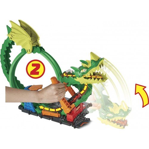 Mattel Hot Wheels City Πίστα Δράκος Με Λούπα (HDP03)